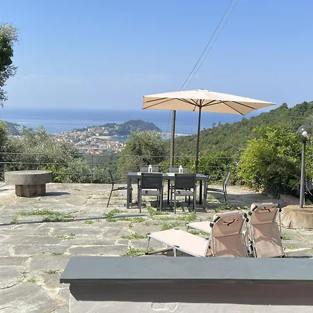 L'Incanto Verde Mediterranean Retreat With Ac Dom wakacyjny San Bernardo (Genoa)